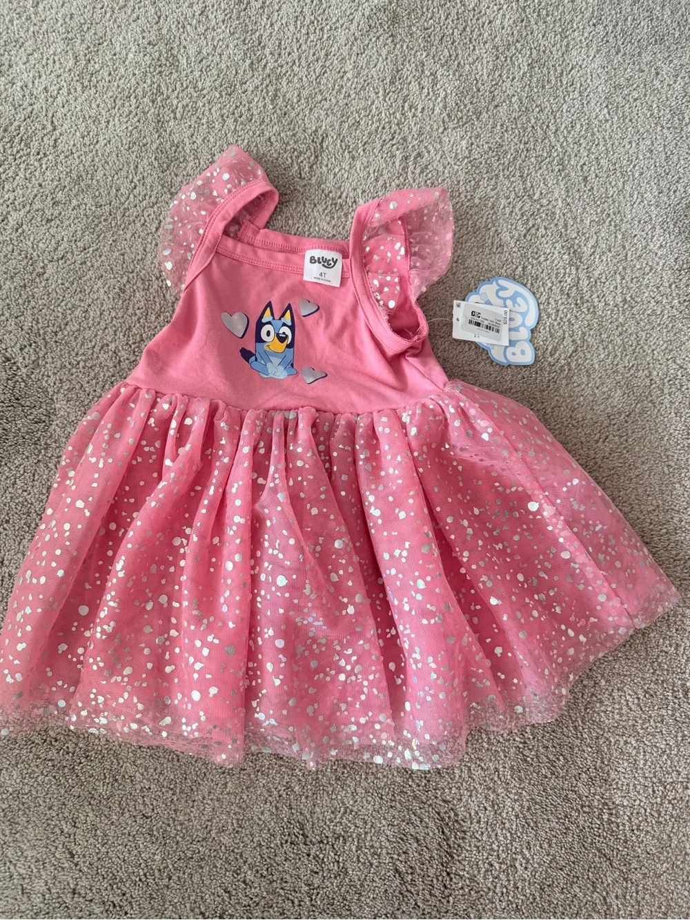 NWT! Target Toddler Bluey Tulle Ballerina Dress